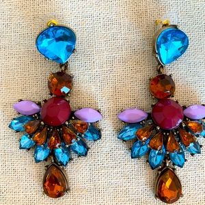 Beautiful vibrant Jcrew quality earrings